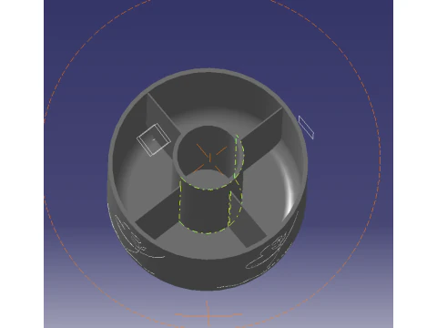 Scatola per il trucco del cuore stampata in 3D Modello di stampa 3D