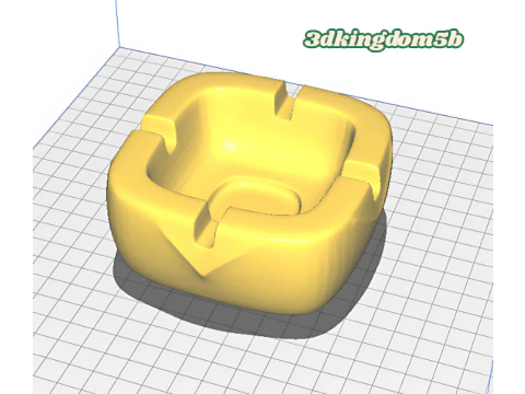 Ashtray 3D Print Model