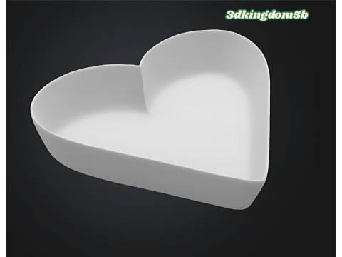 Heart Dish kitchen 3D Принт Модель