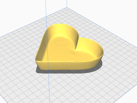 Heart Dish kitchen 3D Принт Модель