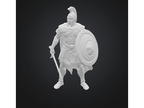 Gladiator 3D प्रिंट मॉडल
