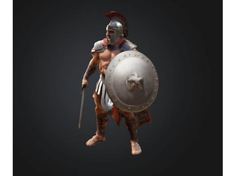 Gladiator 3D प्रिंट मॉडल