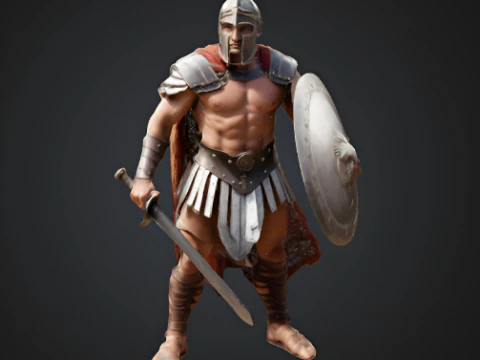 Gladiador Modelo de Impressão 3D