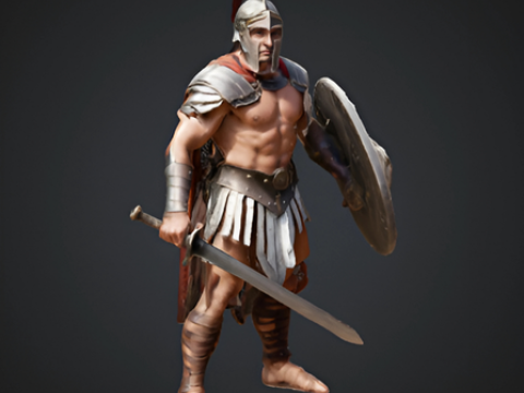 Gladiator 3D प्रिंट मॉडल