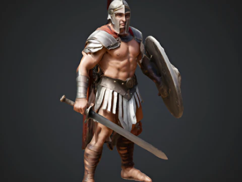 Gladiator 3D Print Model