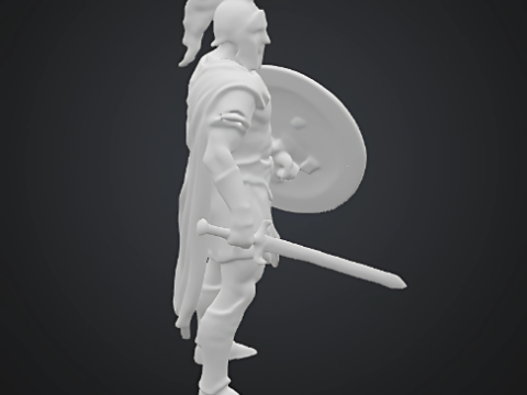 Gladiator 3D प्रिंट मॉडल