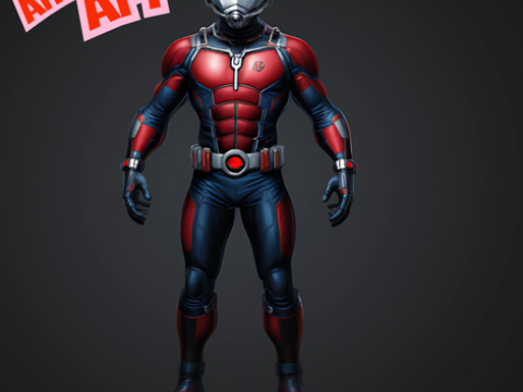 Ant Man Art Design Modello di stampa 3D