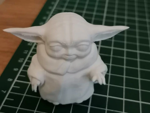 Baby Yoda Art 3D Print Model