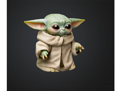 Baby Yoda Art Modelo de impresión 3D