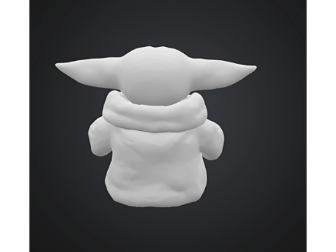 Baby Yoda Art Modelo de impresión 3D
