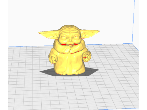 Baby Yoda Art Modelo de impresión 3D