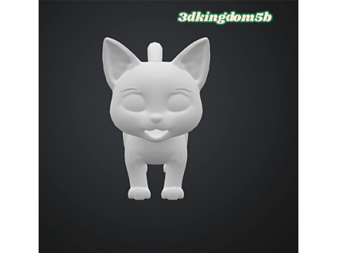 Cute cat figure Model do druku 3D