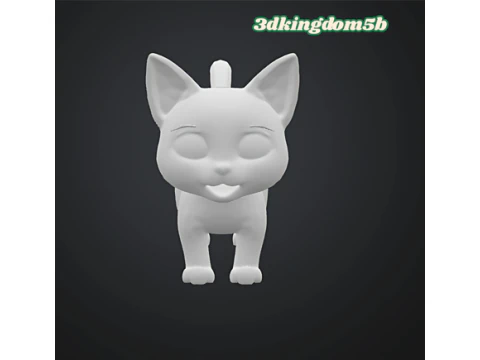 Cute cat figure 3D Print Model