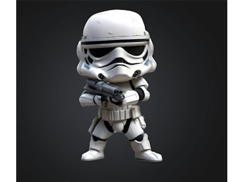 Star Wars Trooper 3D Print Model