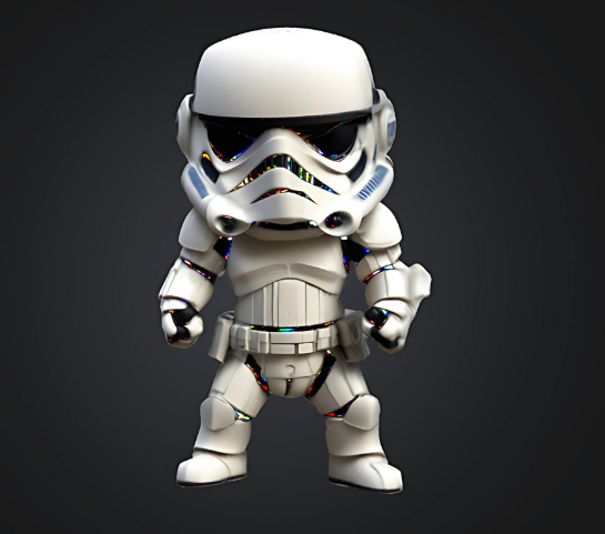 Star Wars Storm Trooper Modelo de Impressão 3D .c4d .max .obj .3ds .fbx .stl .blend