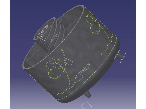 Makyaj kutusu &ccedil;antası 3D Baskı Modeli