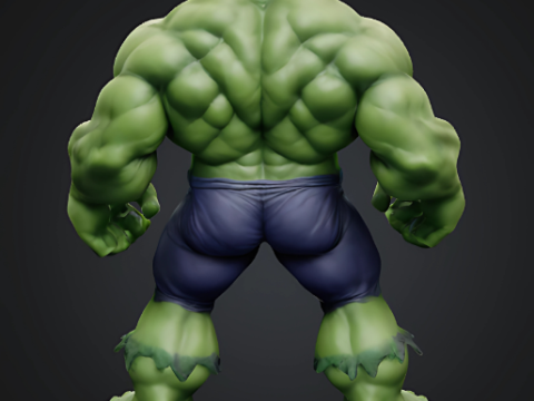 Hulk 3D-printmodel