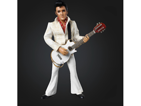 Elvis Presley 3D Figurine fan art 3D Принт Модель