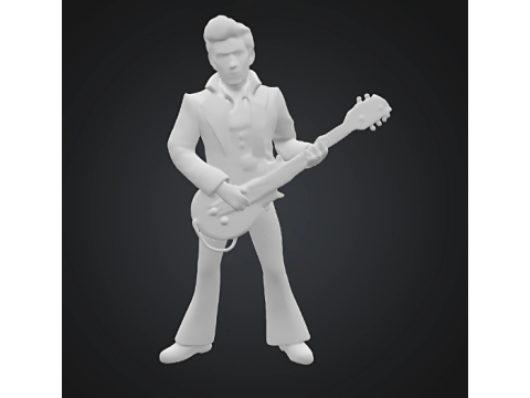 Elvis Presley 3D Figurine fan art 3D Druckmodell