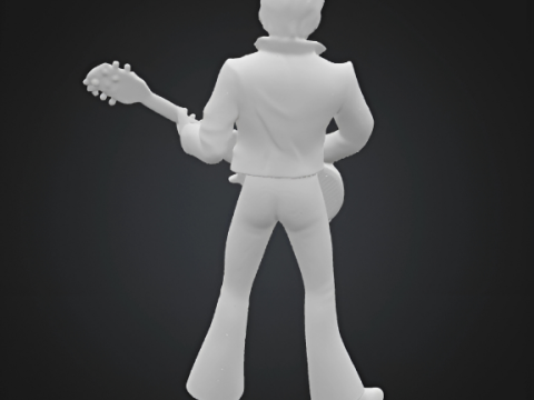 Elvis Presley 3D Figurine fan art 3D Druckmodell