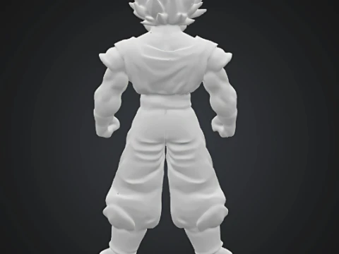Dragon Ball Z Anime Goku Super Saiyan 3D Print Model