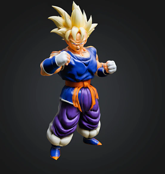 Anime Dragon Ball Z 3D Print Model .c4d .max .obj .3ds .fbx .stl .blend 
