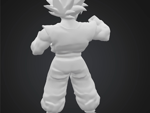 Anime Dragon Ball Z 3D 프린트 모델