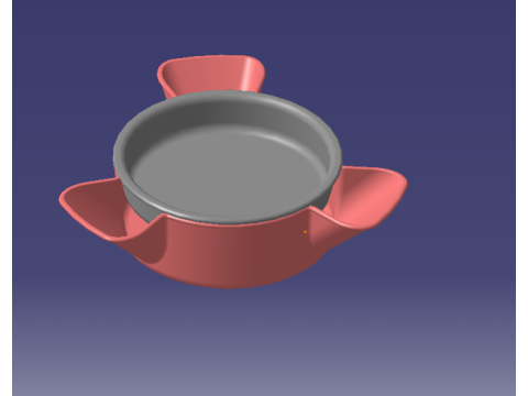 2-Piece Snack Bowl Set 3D-printmodel