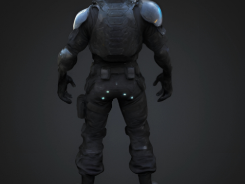Near Future Soldier Modelo de impresión 3D