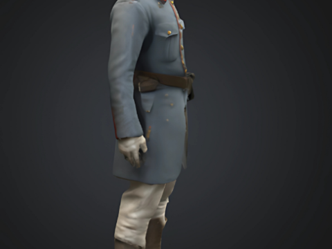 Realistic Soldier Modèles 3D en vedette