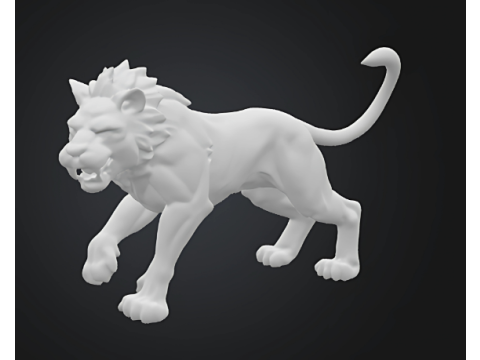 Tiger 3D-Druckmodell