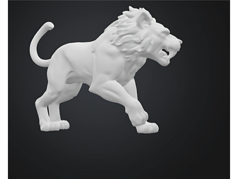 Tiger 3D-Druckmodell
