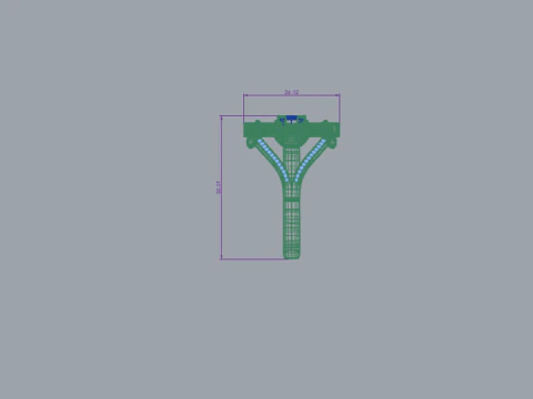 Flower Ring Split Shank 3D Print Model