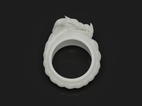 Dragon Ring Custom 3D Print Model