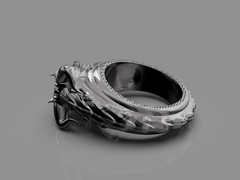 Dragon Ring Custom 3D Druckmodell
