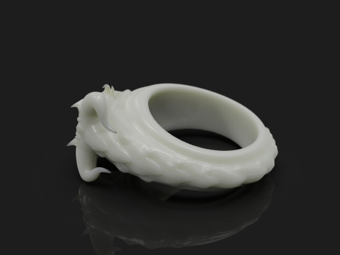 Dragon Ring Custom 3D Druckmodell