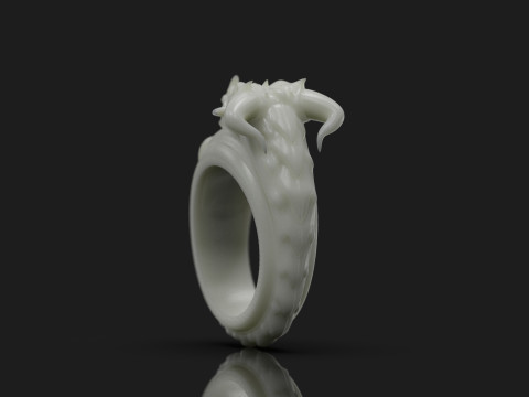 Dragon Ring Custom 3D Druckmodell