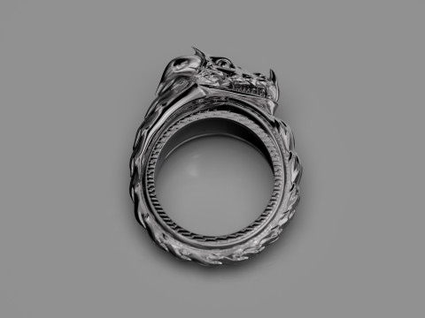 Dragon Ring Custom 3D Druckmodell