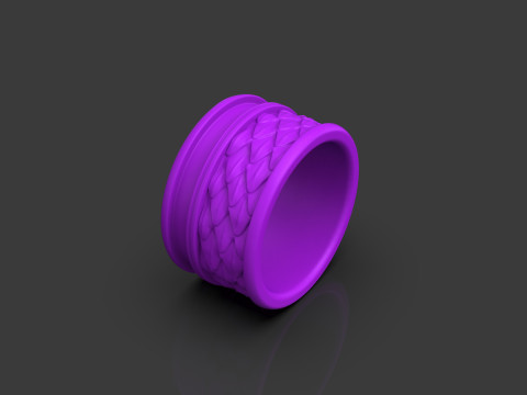 Dragon ring 3Dプリントモデル