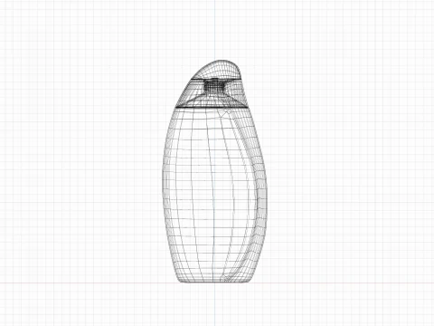 Body lotion bottle 3D Model