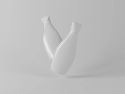 Bodi lotion bottle 3D Model