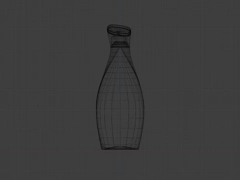 Bodi lotion bottle 3D Model