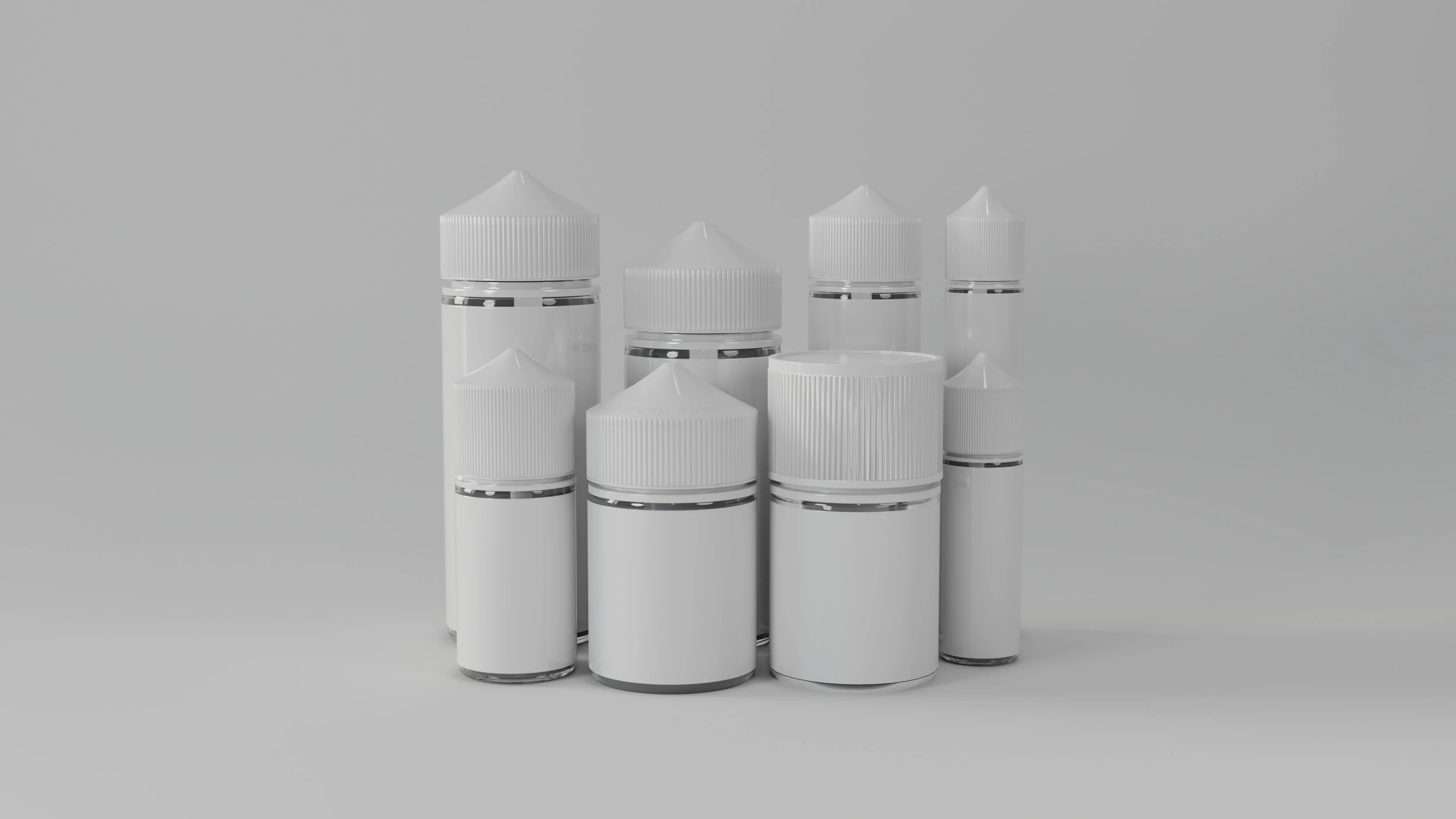 Bottle Chubby gorila 3D Model .c4d .max .obj .3ds .fbx .stl .blend 