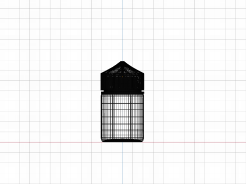 Bottle Chubby gorila 3D-Modell