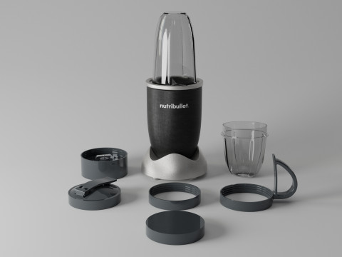 Blender Nurbullet Product 3D Model