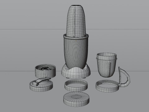 Blender Nurbullet Product 3D-Modell