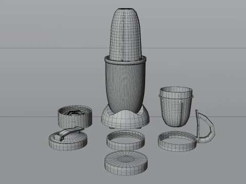 Blender Nurbullet Product 3D Model