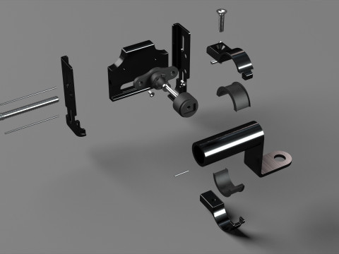 Phone holder motorcyle 3Dプリントモデル