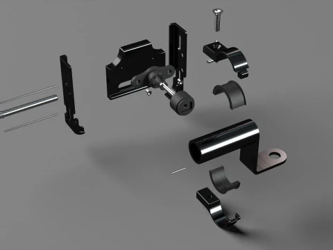 Phone holder motorcyle 3D Print Model