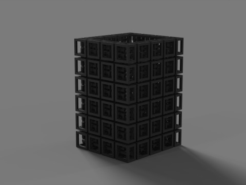 Pencil holder geometry 3D Druckmodell